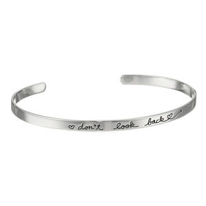 New Don't Look Back Gold/Silver/Copper Bangle
